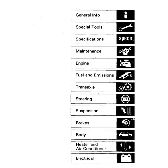 HONDA PRELUDE BA3-BA7 (1987-1992) SERVICE WORKSHOP MANUAL - Image 3