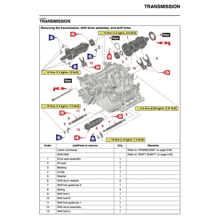 YAMAHA MT-09 MT09 (2021-2023) SERVICE WORKSHOP MANUAL + PARTS CATALOGUE+ OWNER'S MANUAL - Image 8