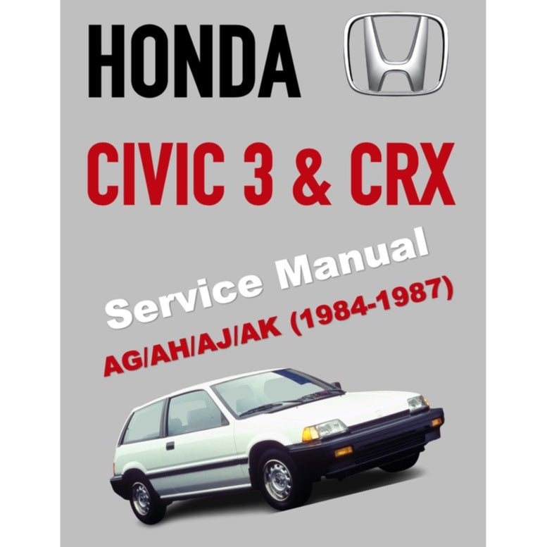 HONDA CIVIC 3 (1984-1987) SERVICE WORKSHOP MANUAL