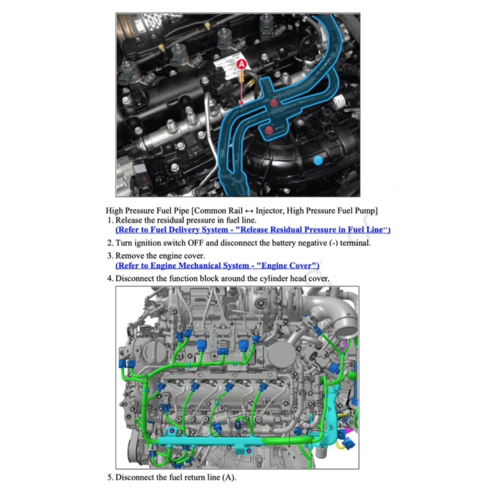 KIA ENGINE D4HB 2.2L "R" CRDI SERVICE REPAIR MANUAL - Image 6