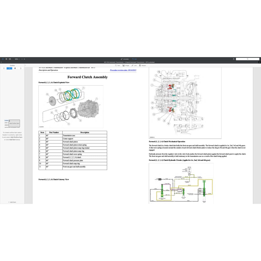 FORD ECOSPORT B515 (2013-2021) SERVICE WORKSHOP MANUAL - Image 8