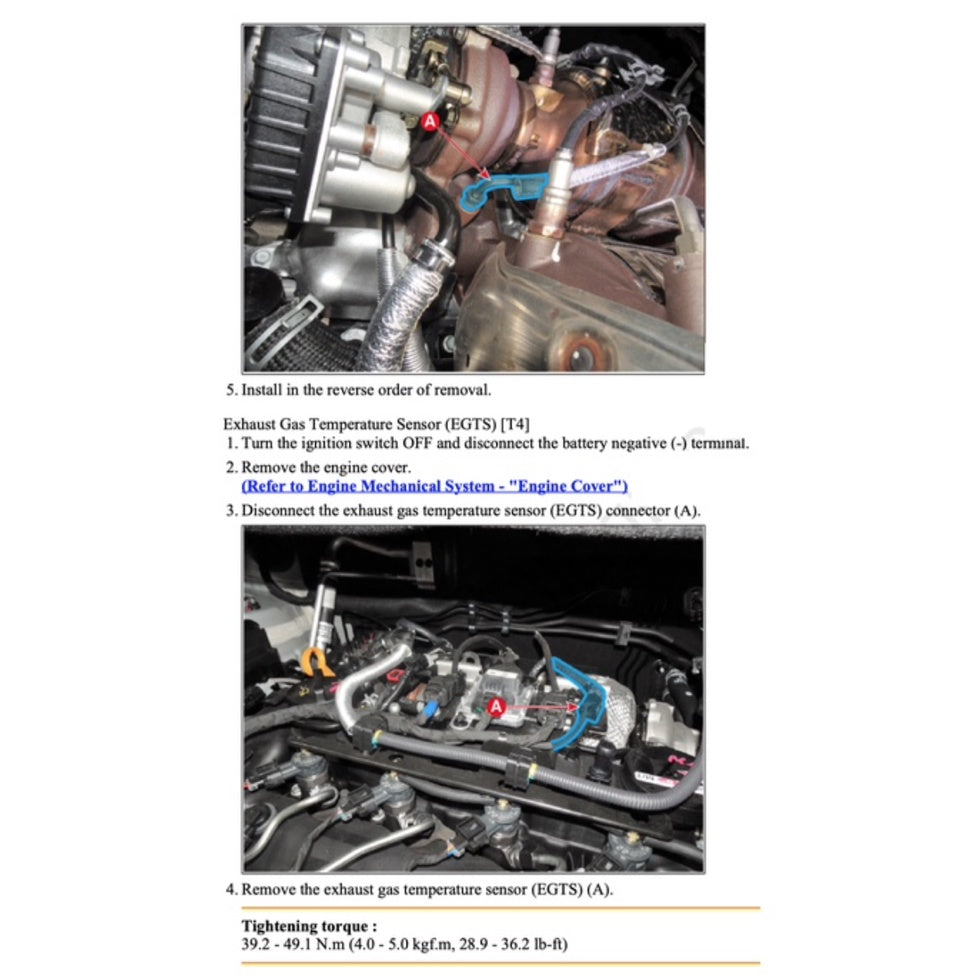 KIA ENGINE D4HB 2.2L "R" CRDI SERVICE REPAIR MANUAL - Image 5