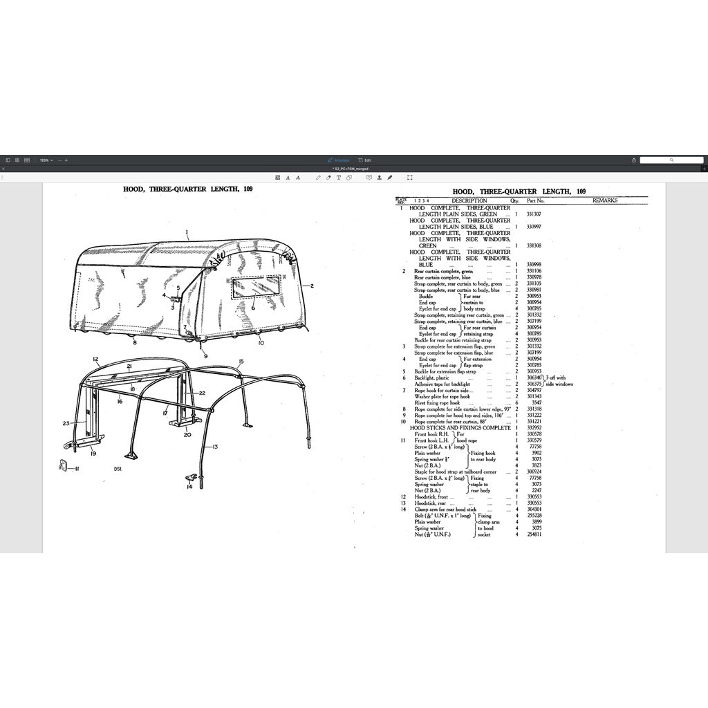 LAND ROVER SERIES II & IIA 88/109 (1958-1971) SERVICE WORKSHOP MANUAL - Image 7