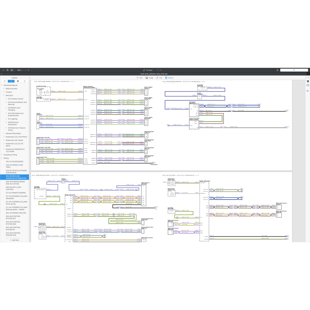 JAGUAR F-PACE X761 (2016-2024) FACTORY SERVICE WORKSHOP MANUAL - Image 10