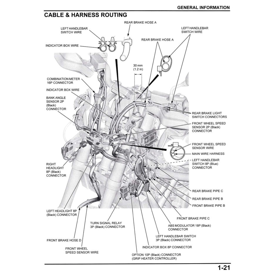 HONDA ADV 750 ADV750 / XADV 750 XADV750 (2017-2024) SERVICE WORKSHOP MANUAL + PARTS CATALOGUE + OWNER MANUAL - Image 5