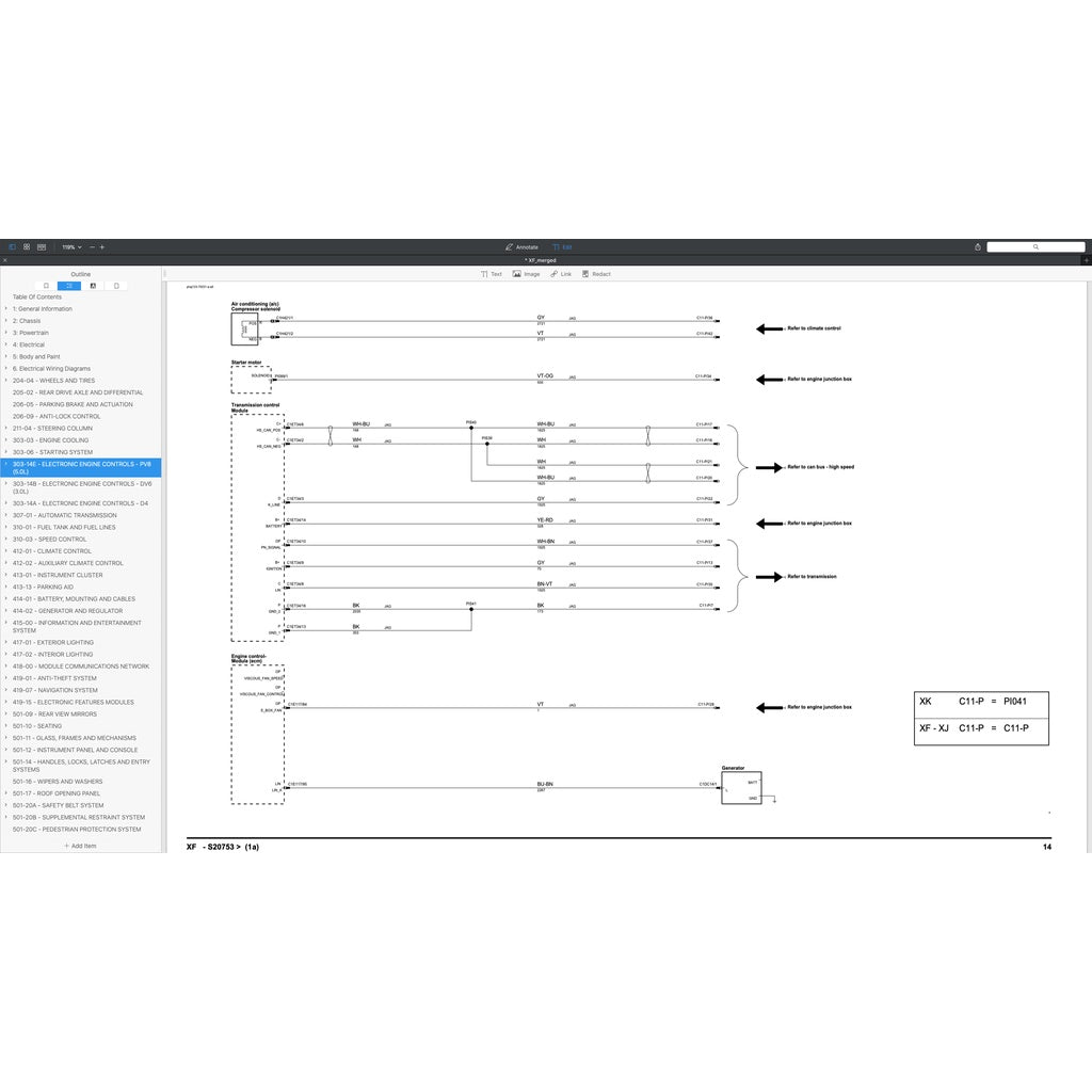 JAGUAR XF X-250 (2007-2015) SERVICE WORKSHOP MANUAL - Image 4