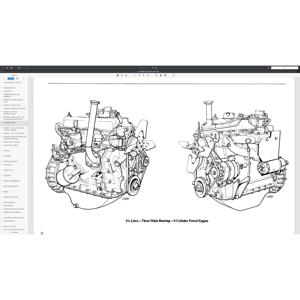 LAND ROVER SERIES III 88/109 (1971-1985) SERVICE WORKSHOP MANUAL + PARTS CATALOGUE - Image 10