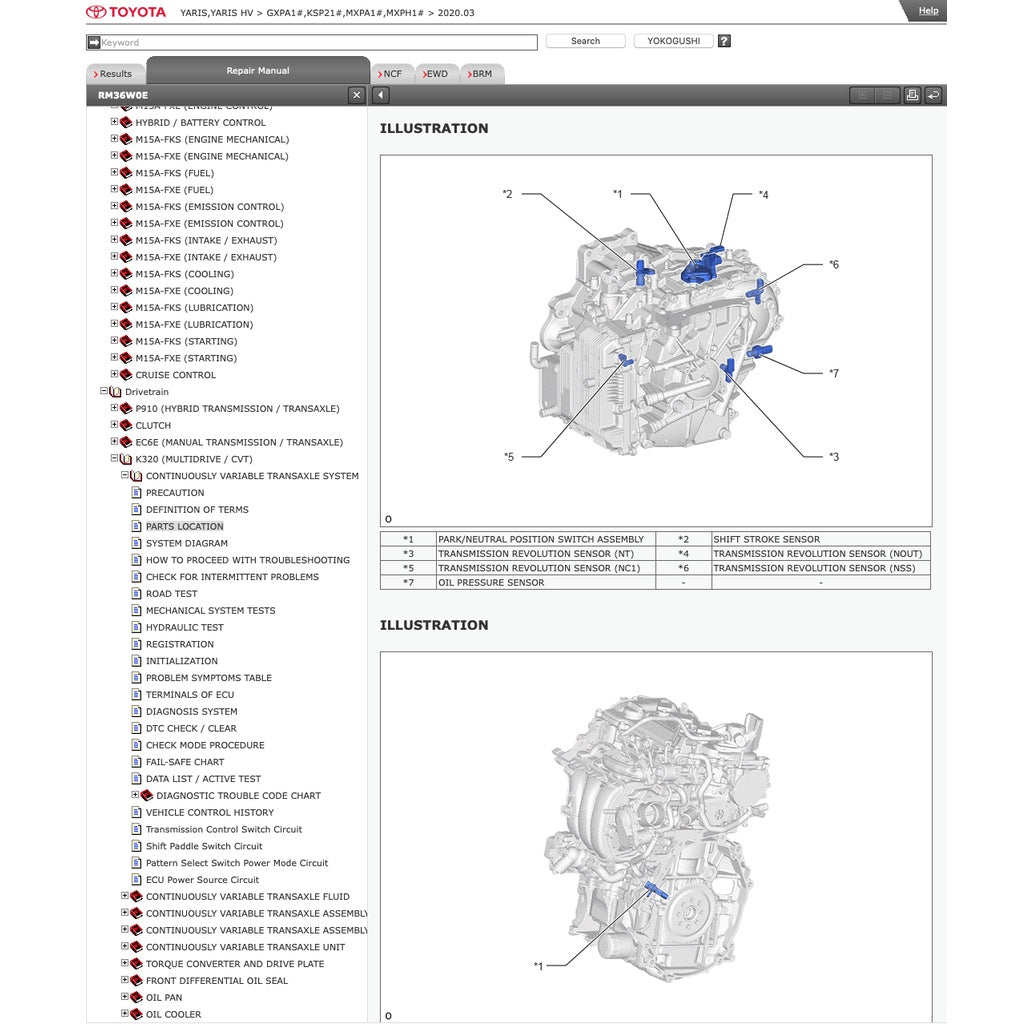 TOYOTA YARIS XP210 (2020+) SERVICE WORKSHOP MANUAL - Image 5