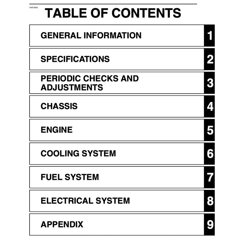 YAMAHA TENERE T700 (2019-2023) SERVICE WORKSHOP MANUAL + PARTS CATALOGUE + OWNER'S MANUAL - Image 3