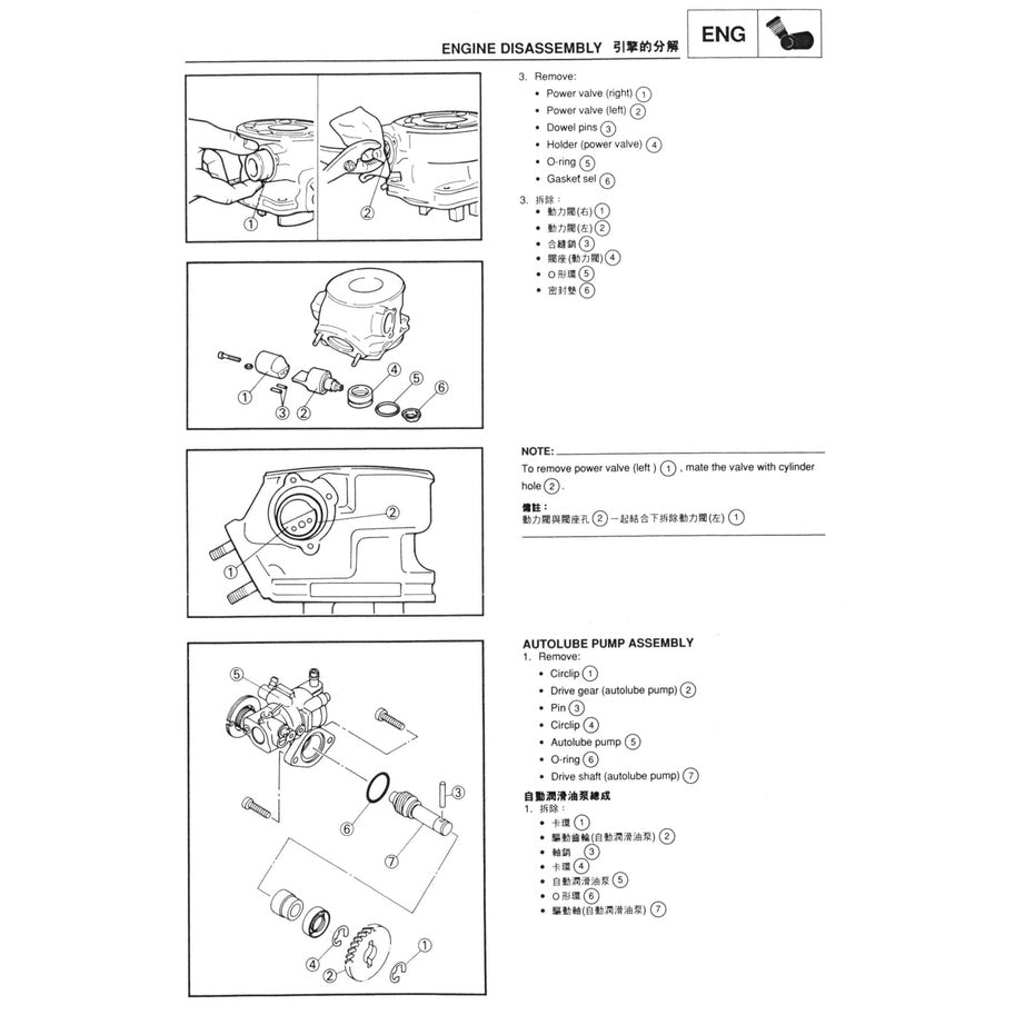 YAMAHA TZM150 4HF1/2 (1994+) SERVICE WORKSHOP MANUAL + PARTS CATALOGUE - Image 4