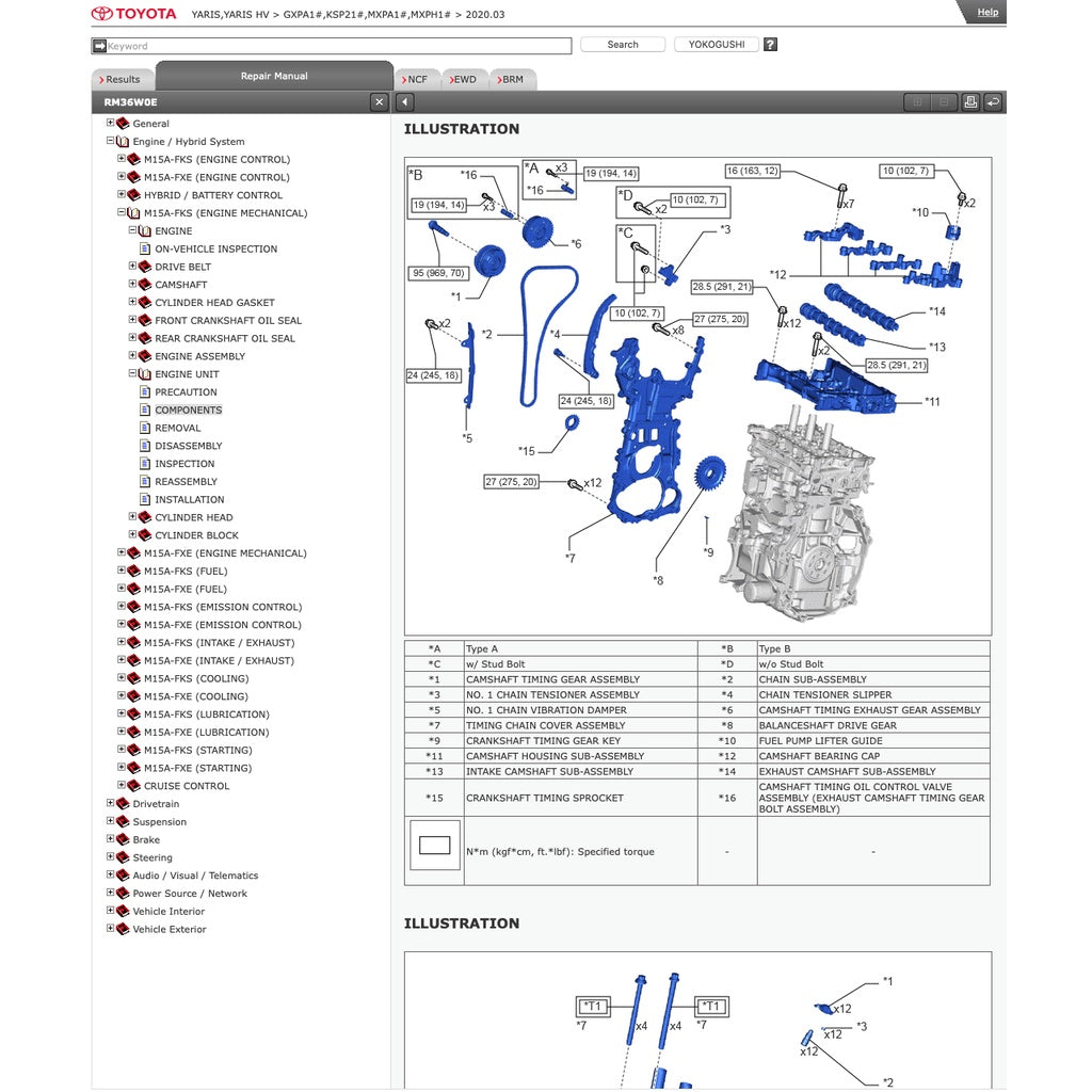 TOYOTA YARIS XP210 (2020+) SERVICE WORKSHOP MANUAL - Image 9